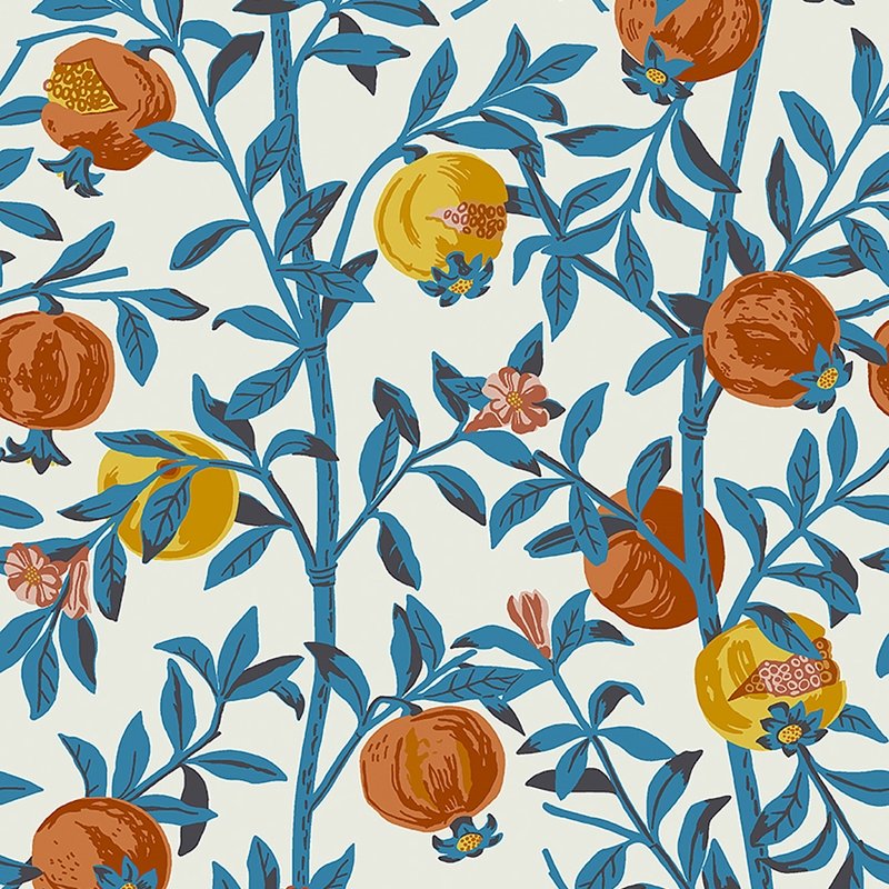 Acquire 1960 Granatapple Persimmon by Borastapeter Wallcovering