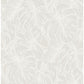 SLS3976 Scott Living White Borneo Peel &amp; Stick Wallpaper by NuWallpaper