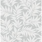Order 2970-26124 Revival Morris Light Grey Leaf Wallpaper Light Grey A-Street Prints Wallpaper
