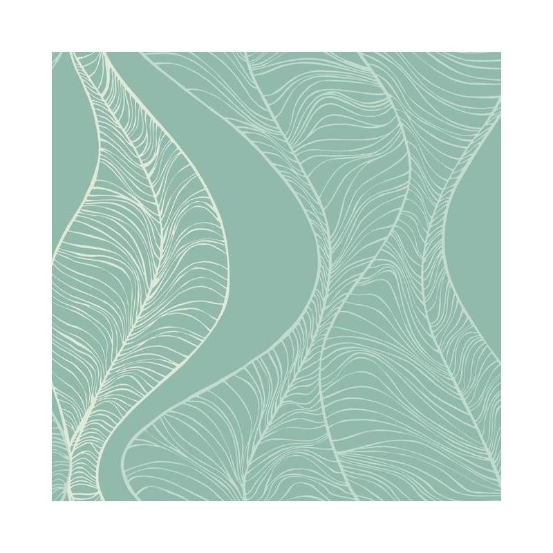 Sample - CP1226 Breathless color Blue, Botanical by Candice Olson Wallpaper