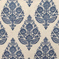 Sample 8513 Gavito Blue, Blue Medallion Multipurpose Magnolia Fabric