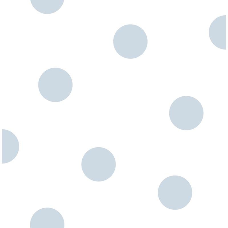 Looking DA61612 Day Dreamers Dots Powder Blue by Seabrook Wallpaper
