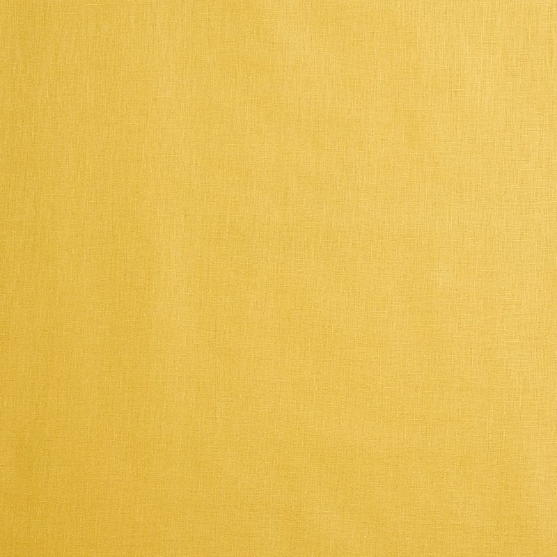 Looking 69367 Lange Glazed Linen Yellow by Schumacher Fabric