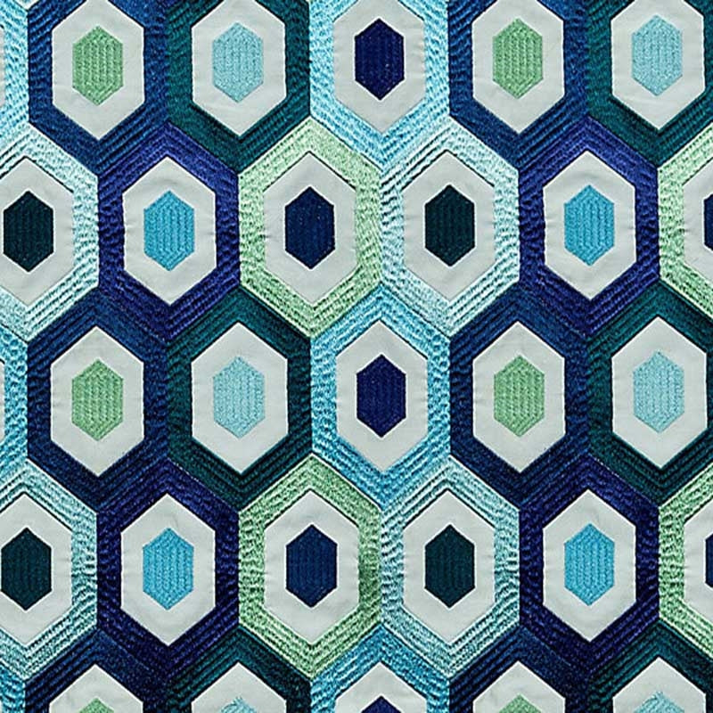 View A9 00042600 Rhapsody Blue Mood by Aldeco Fabric