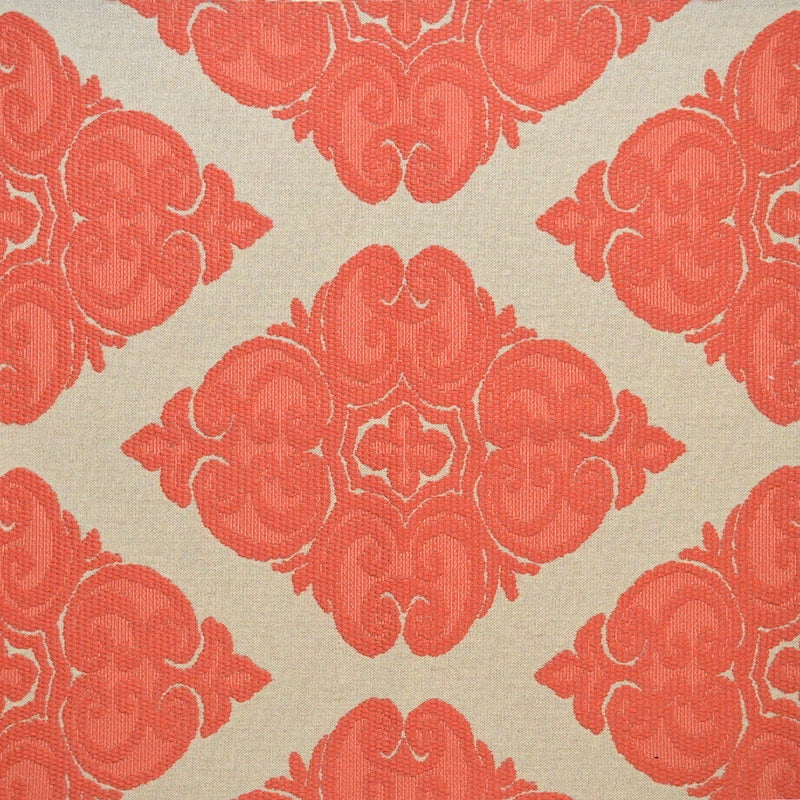 Sample 7874 Jude Persimmon Magnolia Fabric