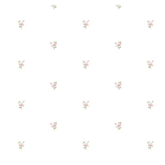 Save PR33845 Floral Prints 2 Neutral Small Floral Wallpaper by Norwall Wallpaper