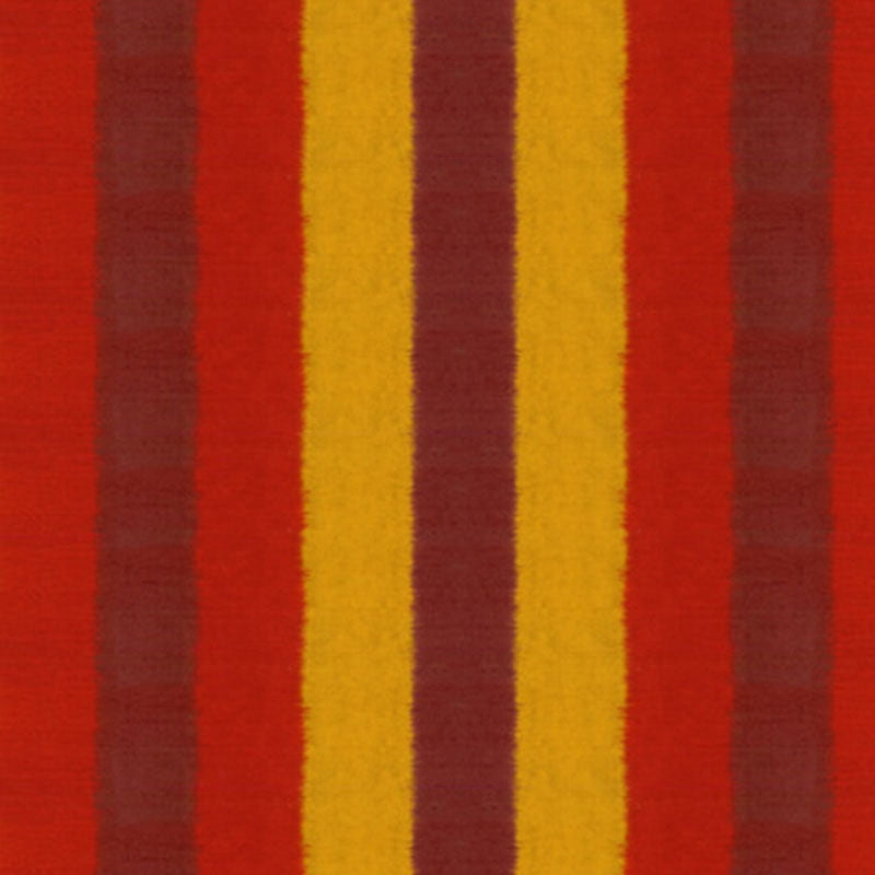 Purchase sample of 54021 Kareena Ikat Stripe, Henna by Schumacher Fabric