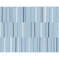 Sample LW51212 Living with Art, Block Lines Bluebird, Navy, and Glacier White Seabrook Wallpaper