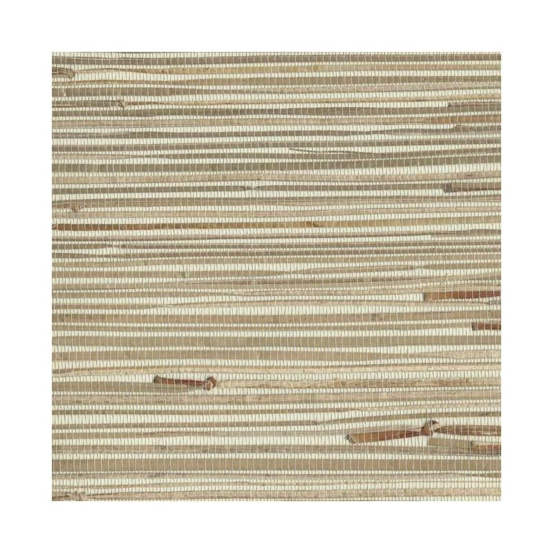 Sample NZ0781 Grasscloth York, SEA GRASS color Browns Grasscloth by York Wallpaper
