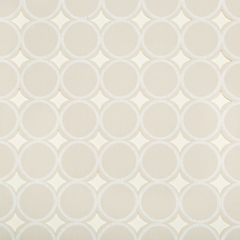 Sample 4245.11.0 Spheric Stone Light Grey Drapery Contemporary Fabric by Kravet Design