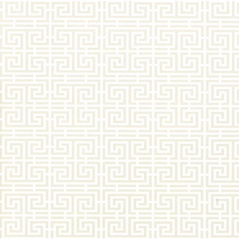 Order 5004160 Chinois Fret Alabaster Schumacher Wallpaper