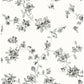 Shop 3115-24482 Farmhouse Cyrus Black Festive Floral Black by Chesapeake Wallpaper