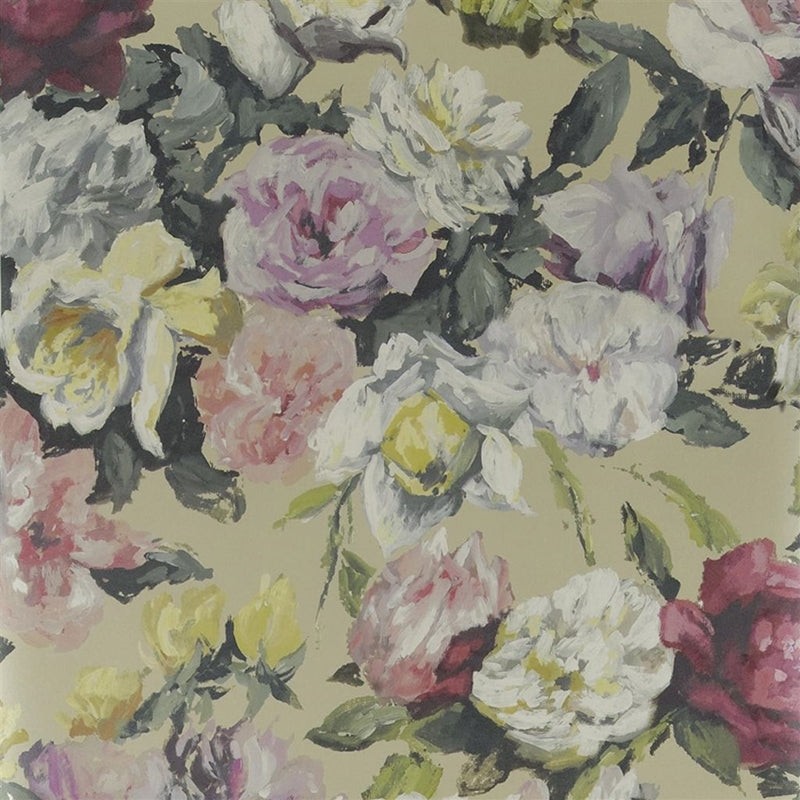 Sample P608-01 Octavia, Linen by Designer Guild Wallpaper