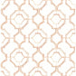 Sample 4081-26317 Happy, Gallina Orange Trellis by A-Street Prints Wallpaper
