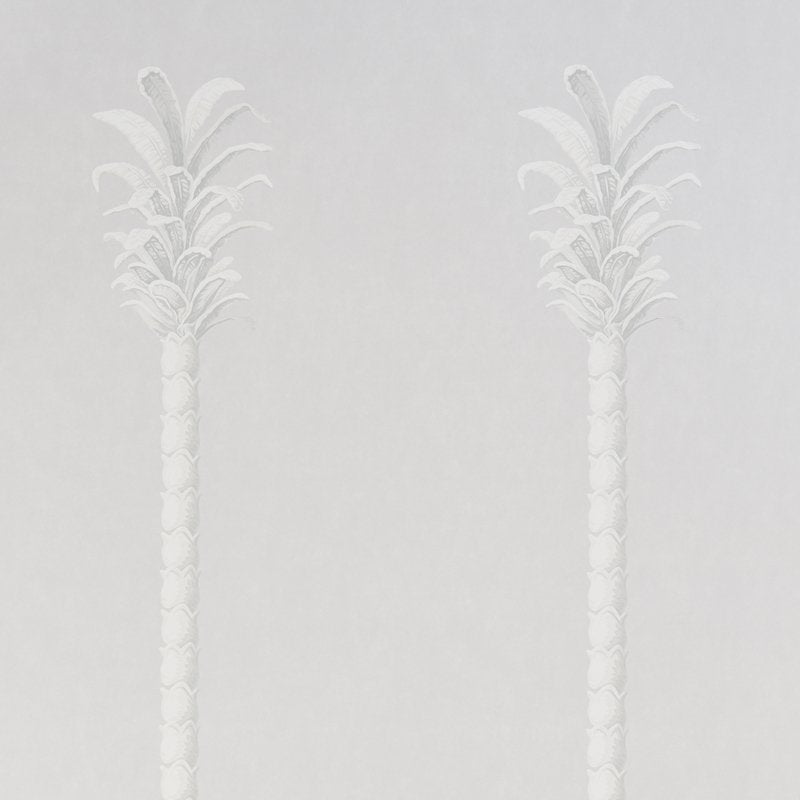 Order 5013882 Villa Palm Panel Grey Schumacher Wallcovering Wallpaper