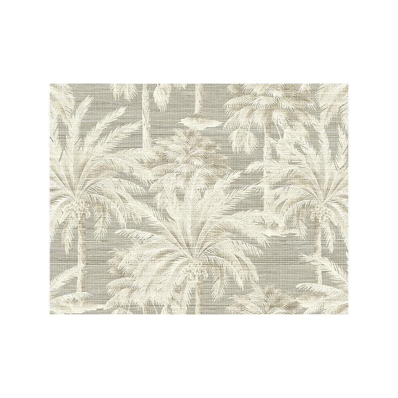 Sample PS40006 Palm Springs, Dream Of Palm Trees Grey Texture by Kenneth James Wallpaper