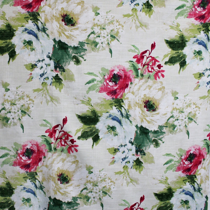 Select S5172 Blossom Floral Blue Greenhouse Fabric