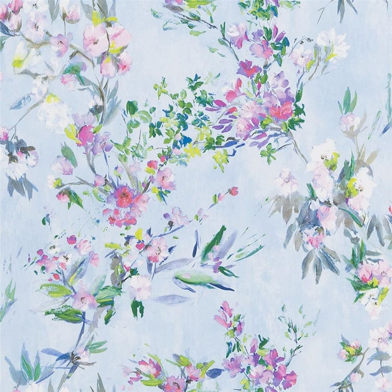 Sample PDG1024-01 Faience Sky by Designer Guild Wallpaper