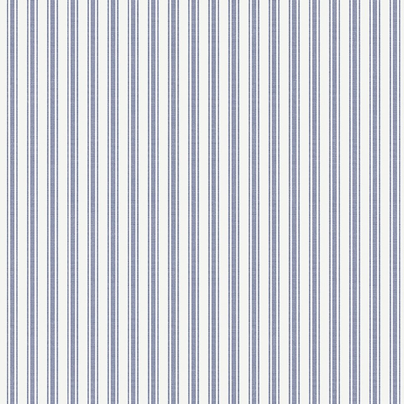 Looking 8870 AspÃ¶ Stripe Blue by Borastapeter Wallpaper