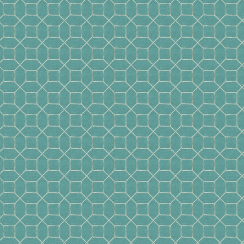 Sample NILA-1 Turquoise by Stout Fabric