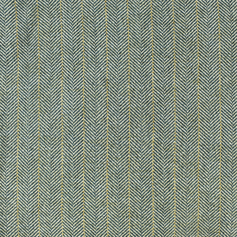 Save S2391 Blue Moon Blue Herringbone Greenhouse Fabric