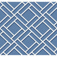 Buy LN11502 Luxe Retreat Block Trellis Blue by Seabrook Wallpaper