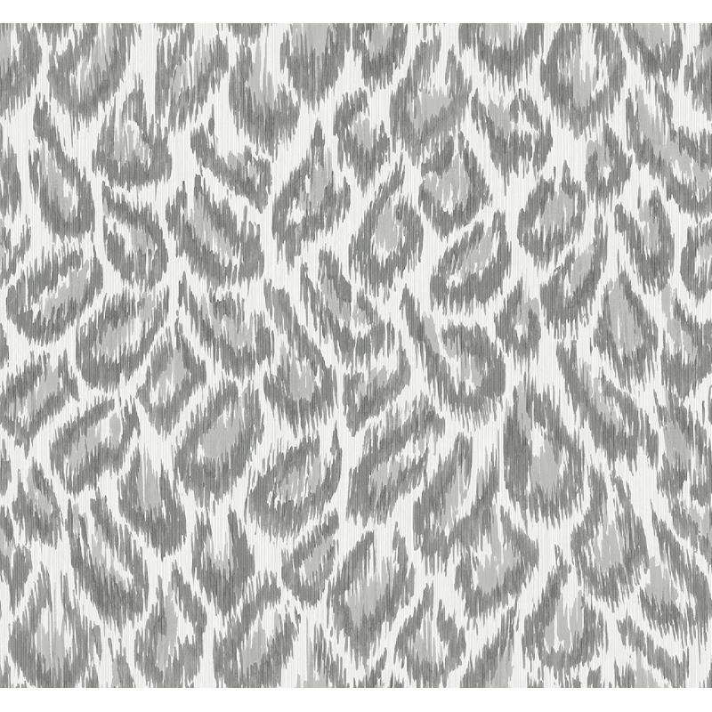 View 2973-90302 Daylight Electra Grey Leopard Spot String Grey A-Street Prints Wallpaper