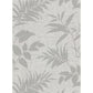 Sample 2921-50800 Warner Textures IX 2754 Main Street, Chandler Light Grey Botanical Faux Grasscloth Wallpa