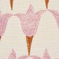 View 179821 Tulip Hand Block Rose And Copper By Schumacher Fabric