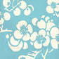 Sample 3015-07AWP Hawthorne Reverse, New Blue on Almost White by Quadrille Wallpaper