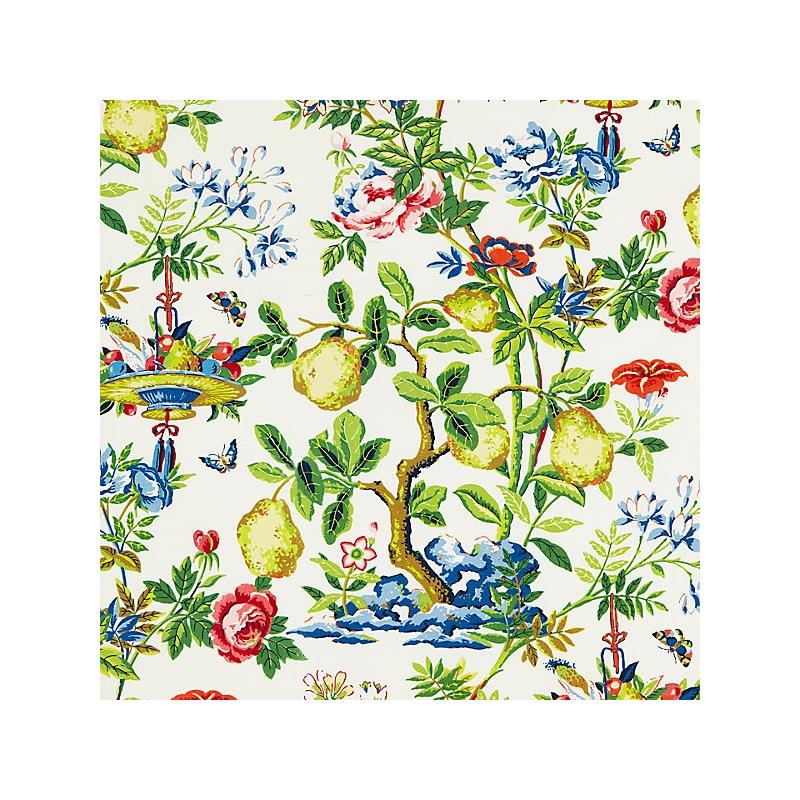 Save 16583-001 Shantung Garden Bloom by Scalamandre Fabric