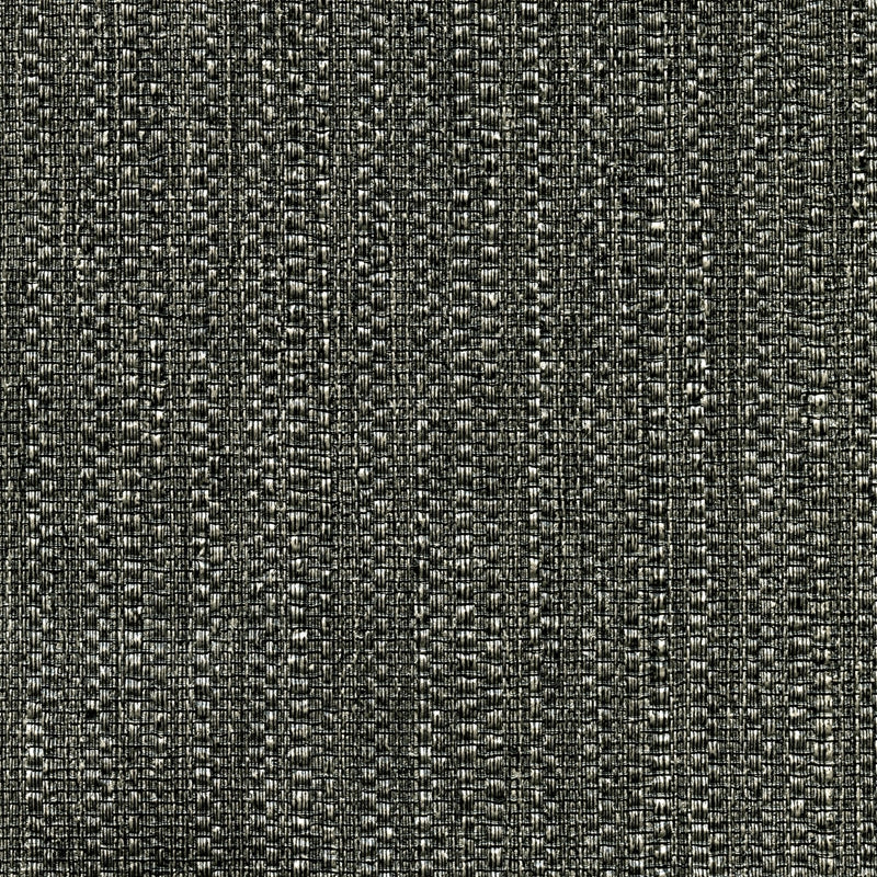 Select 2807-8040 Warner Grasscloth Resource Biwa Black Vertical Texture Wallpaper Black by Warner Wallpaper