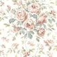Sample 4072-70022 Delphine, Manon Blush Rose Stitch Wallpaper by Chesapeake