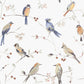 Order 3124-13851 Thoreau Birdsong Orange Trail Wallpaper Orange by Chesapeake Wallpaper