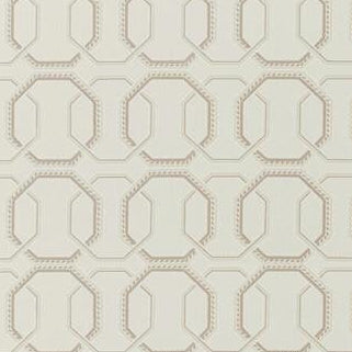 Save F1451/02 Repeat Ivory Geometric by Clarke And Clarke Fabric