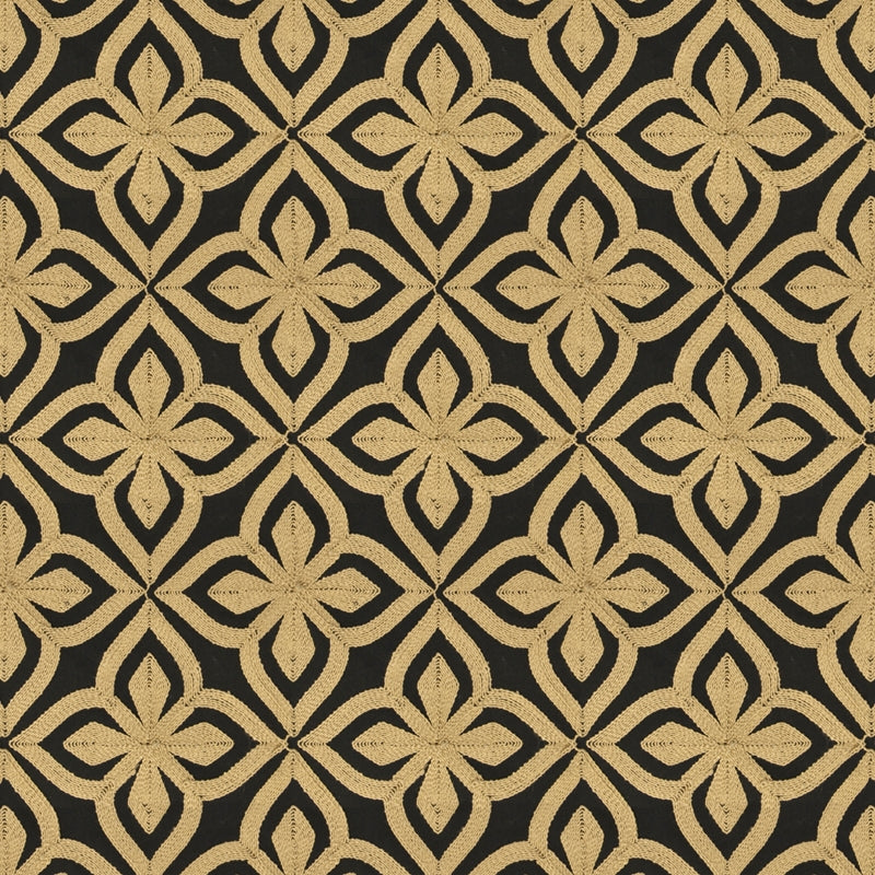 Sample DOGO-3 Black/Camel by Stout Fabric