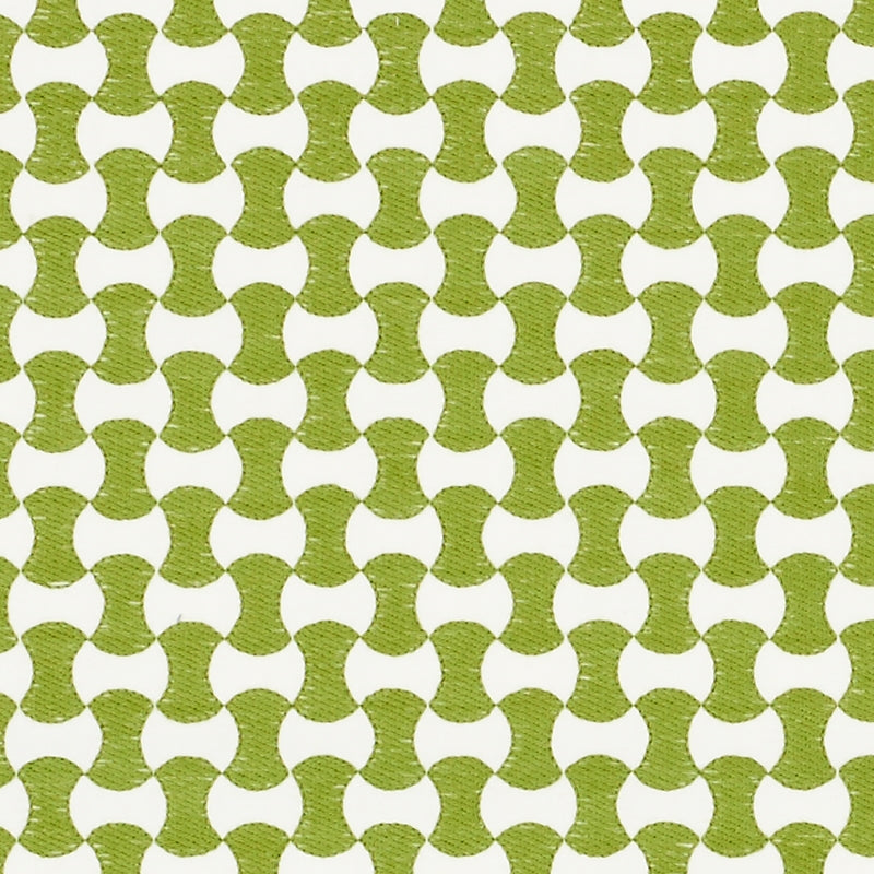 Purchase sample of 70376 Nolita Embroidery, Leaf by Schumacher Fabric