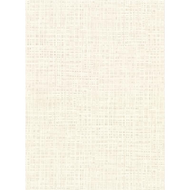 Sample 2921-50907 Warner Textures IX 2754 Main Street, Montgomery Off-White Distressed Faux Linen Wallpaper