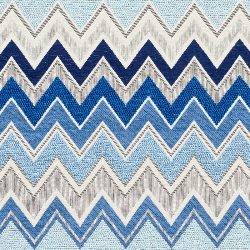 Purchase sample of 76300 Zenyatta Mondatta Ii, Blue by Schumacher Fabric