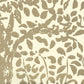 Sample 2030-10MWP Arbre De Matisse, Gold Metallic on Off White by Quadrille Wallpaper