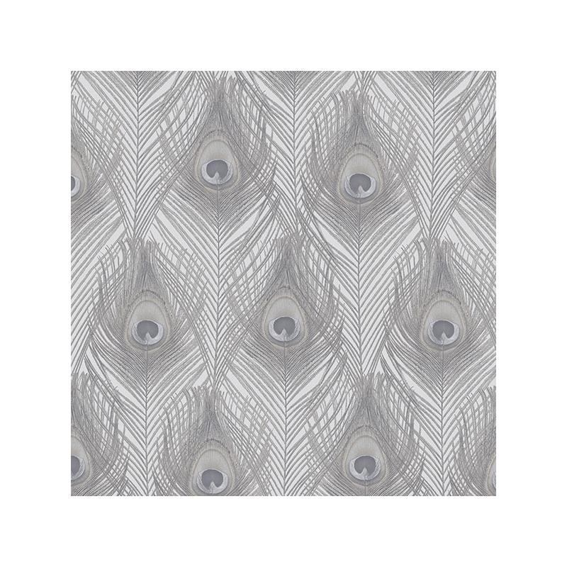 Sample G67977 Organic Textures, Grey Peacock Wallpaper by Norwall