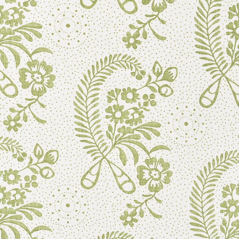 Select 177213 Millicent Leaf by Schumacher Fabric