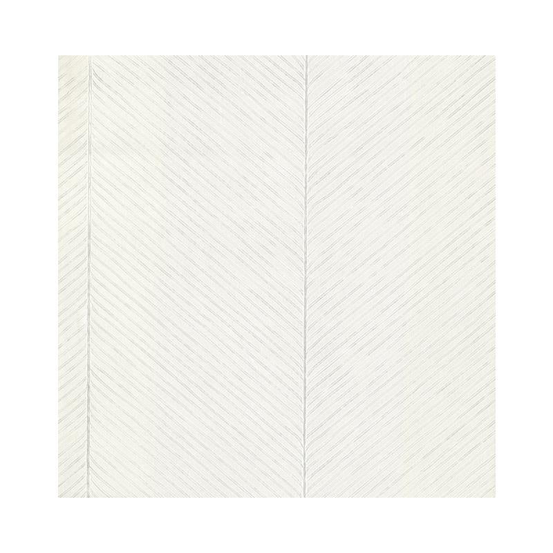 Sample TC2692 Tropics Resource Library, Palm Chevron White/Silver York Wallpaper