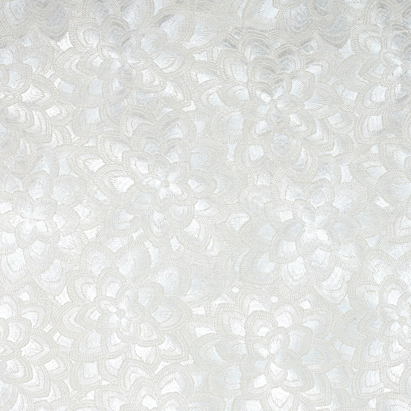 Order 78341 Lotus Embroidery Pearl by Schumacher Fabric