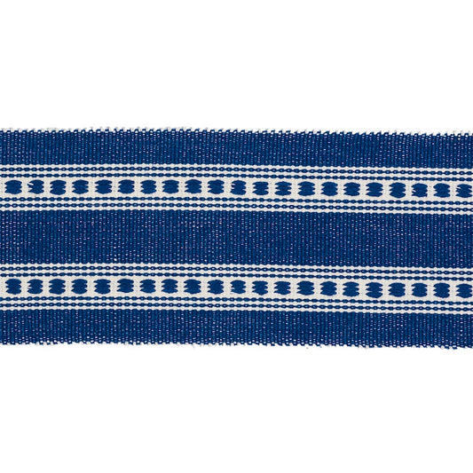 79111 | Lubeck Tape, Navy - Schumacher Fabric