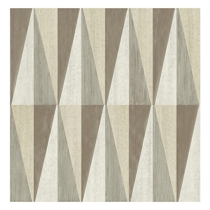 Sample Carl Robinson  CR60507, Newbury color Brown  Geometric Wallpaper