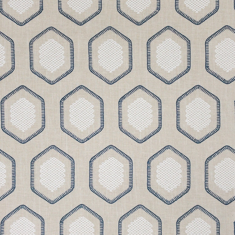 Sample Merv-3 Mervine 3 Indigo By Stout Fabric