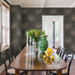 View 2764-24319 Mythic Grey Floral Mistral A-Street Prints Wallpaper