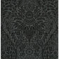 Acquire 2973-87365 Daylight Maris Charcoal Flock Damask Charcoal A-Street Prints Wallpaper