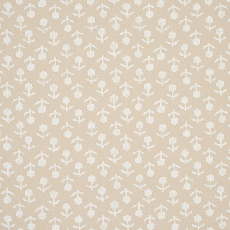 Shop 5011942 Beatriz Natural Schumacher Wallcovering Wallpaper